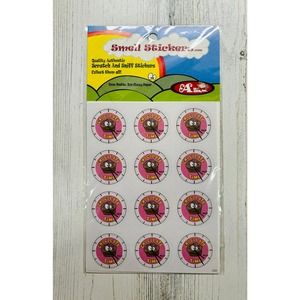 Rare Scratch & sniff happy Allie scented Sticker Matte pack Chocolate Time